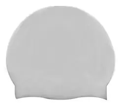 SECOND SKINS SILICONE SWIM CAP GREY (SWSSSILCBGRY) 