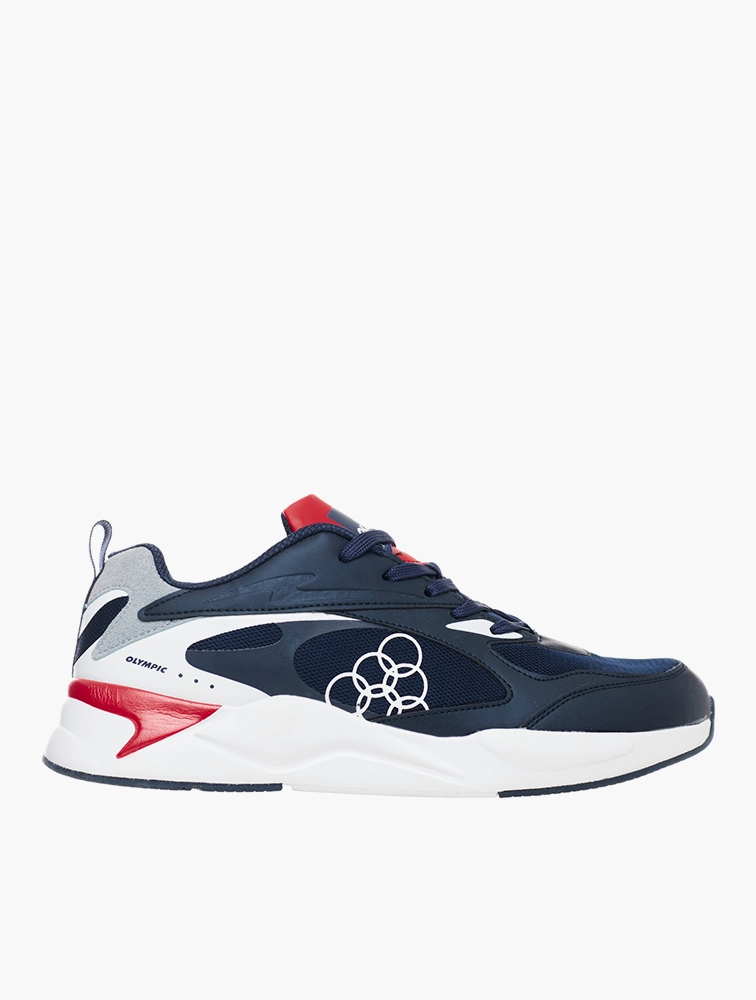 Olympic Warrior Youth Trainers White/lumo green size 4   