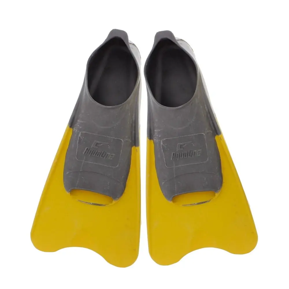 AQUALINE SWIM TRAINING FINS SIZE 5-7 YELLOW (15075)