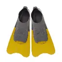 AQUALINE SWIM TRAINING FINS SIZE 5-7 YELLOW (15075)