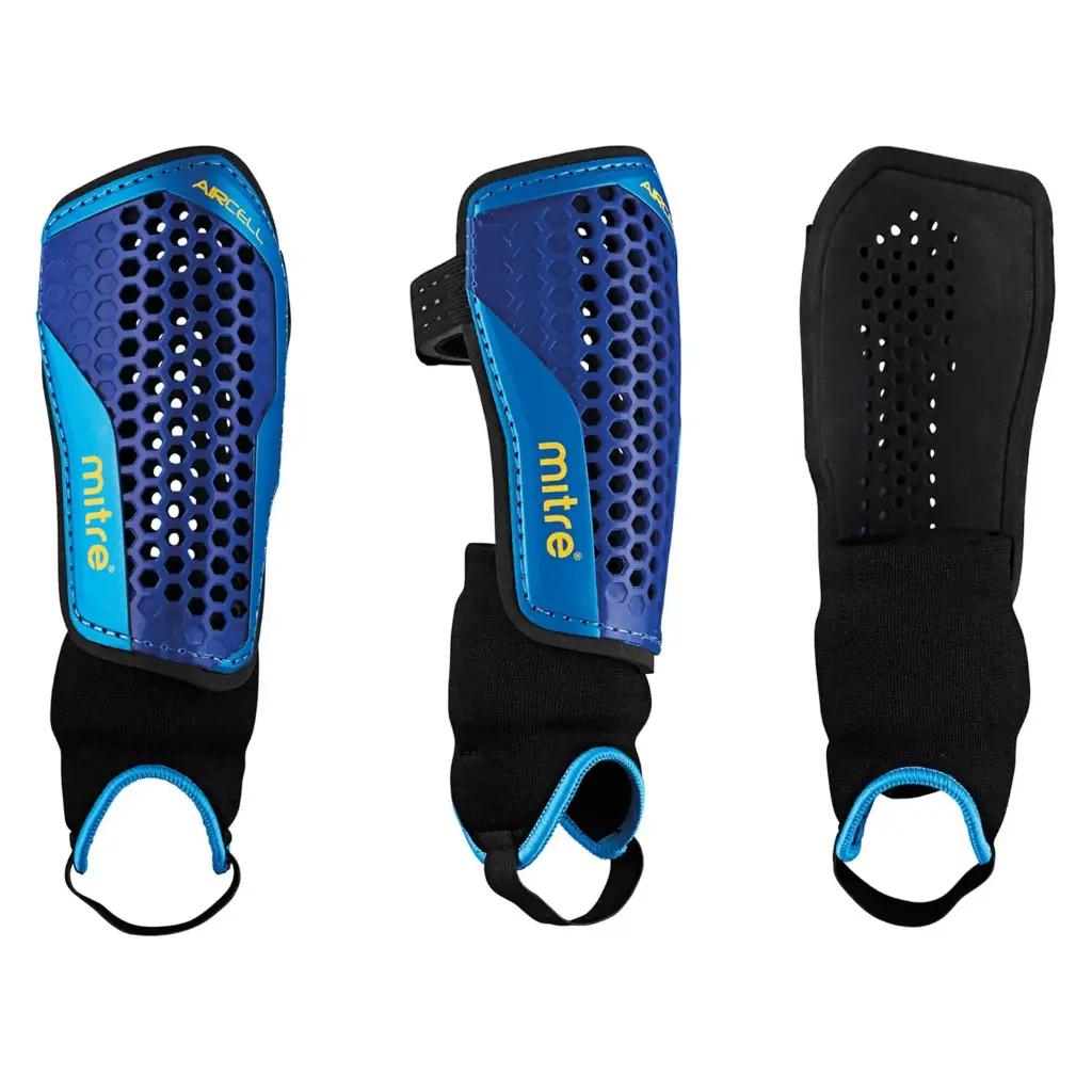 Mitre Aircell Carbon shin guards (OM) BLUE