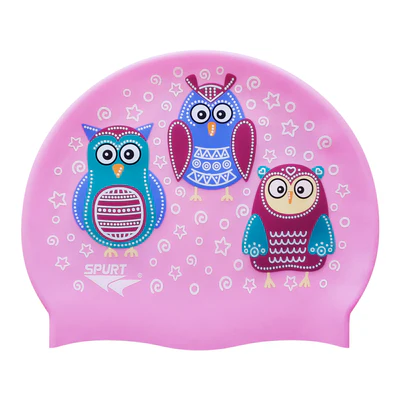 SPURT PRINTED SWIM CAP ASSORTED