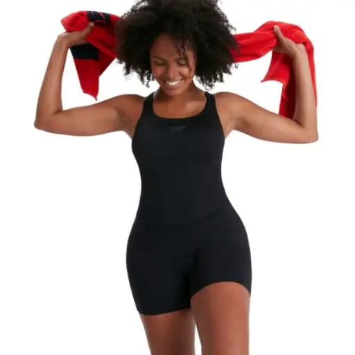 [PBSWISPS156B.28] Speedo Ladies ECO Endurance & Legsuit – Black Size 28