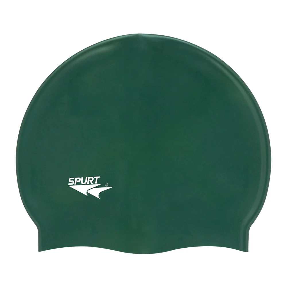 SPURT SILICONE SWIM CAP BOTTLE GREEN (SPSILSCBG)