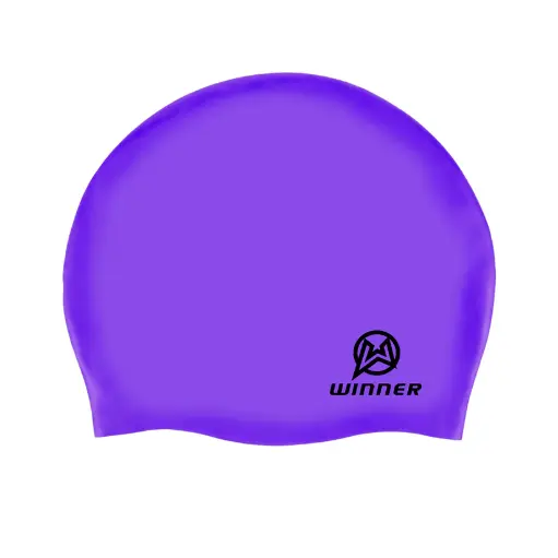 [SWSEDSILSCPP] WINNER SILICONE SWIM CAP PURPLE 