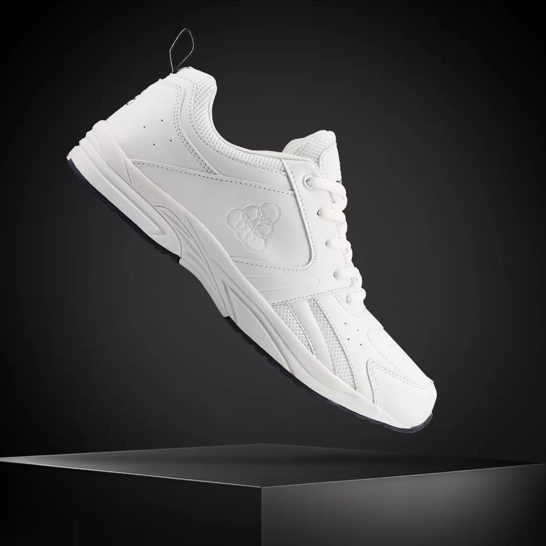[FWOLYRECESSLW.2] Olympic Recess Youth Lace-up White size 2
